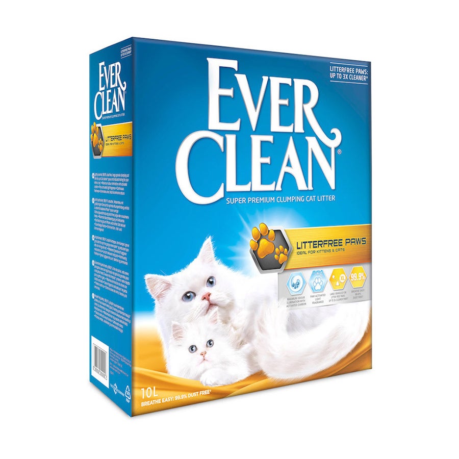 Litterfree Paws Best Cat Litter for Kittens and Cats Ever Clean UK