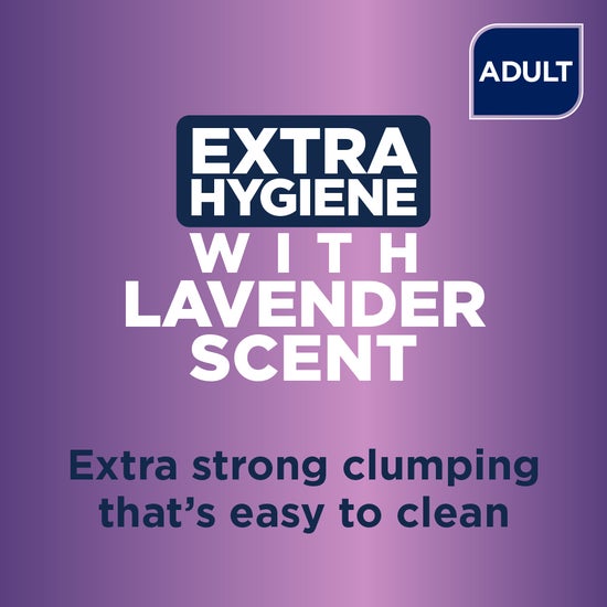 Extra hygiene with Lavender scent