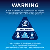 toxoplasmosis warning for used cat litter